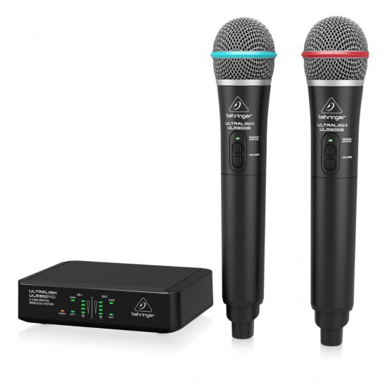 Behringer ULM302MIC Wireless Dual Handheld Microphone System Behringer ULM302MIC Wireless Dual Handheld Microphone System