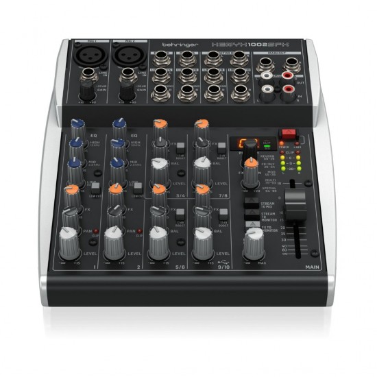Behringer Xenyx 1002SFX 10-channel Analog Streaming Mixer Behringer Xenyx 1002SFX 10-channel Analog Streaming Mixer