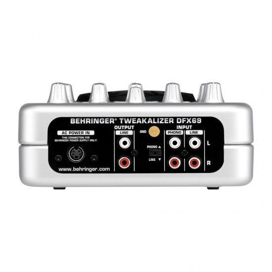 Behringer Tweakalizer DFX69 Ultimate Dj Effects Processor With Real-Time Control Behringer Tweakalizer DFX69 Ultimate Dj Effects Processor With Real-Time Control