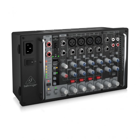 Behringer Europower PMP500MP3 500W 8-Channel Powered Mixer Behringer Europower PMP500MP3 500W 8-Channel Powered Mixer