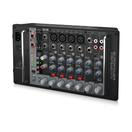Behringer Europower PMP500MP3 500W 8-Channel Powered Mixer Behringer Europower PMP500MP3 500W 8-Channel Powered Mixer