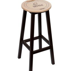 Ortega OBSW30 Wood Barstool - Natural Brown 