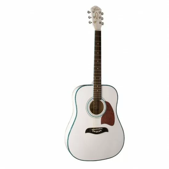 Washburn Oscar Schmidt OG2 Dreadnought Acoustic Guitar - White