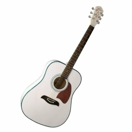 Washburn Oscar Schmidt OG2 Dreadnought Acoustic Guitar - White