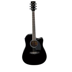 Ibanez PF15ECE Dreadnought Acoustic-Electric Guitar-Black