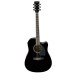 Ibanez PF15ECE Dreadnought Acoustic-Electric Guitar-Black