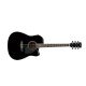 Ibanez PF15ECE Dreadnought Acoustic-Electric Guitar-Black