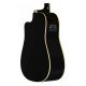 Ibanez PF15ECE Dreadnought Acoustic-Electric Guitar-Black