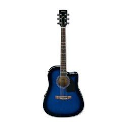 Ibanez PF15ECE-TBS Series Electro-Acoustic Guitar - Transparent Blue Sunburst