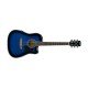 Ibanez PF15ECE-TBS Series Electro-Acoustic Guitar - Transparent Blue Sunburst Ibanez PF15ECE-TBS Series Electro-Acoustic Guitar - Transparent Blue Sunburst