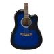 Ibanez PF15ECE-TBS Series Electro-Acoustic Guitar - Transparent Blue Sunburst Ibanez PF15ECE-TBS Series Electro-Acoustic Guitar - Transparent Blue Sunburst