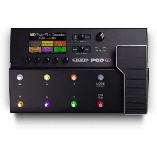 Line 6 POD Go Guitar Multi-effects Floor Processor
Line 6 POD Go Guitar Multi-effects Floor Processor