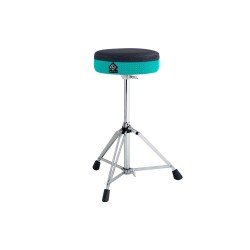 Dixon PSN805 Black Teal Round Drum Throne 
