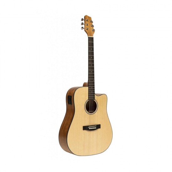 Stagg SA25 DCE SPRUCE Electro-Acoustic Dreadnought Guitar with Cutaway Stagg SA25 DCE SPRUCE Electro-Acoustic Dreadnought Guitar with Cutaway
