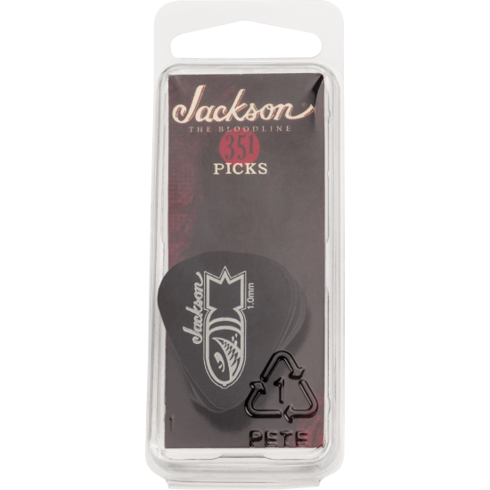 Jackson 2987351900® 351 Bomb Picks, Black, Heavy 1mm 