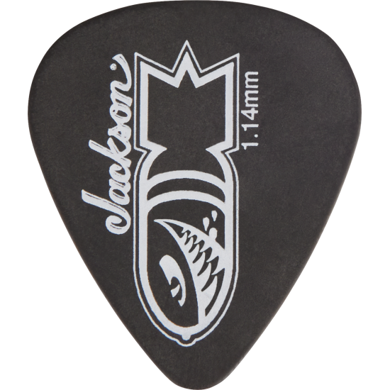 Jackson 2987351950® 351 Bomb Picks, Black, Extra Heavy 1.14mm 