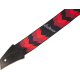  Jackson 2993258002® Strap with Double V Pattern, Black and Red 