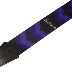  Jackson 2993258004® Strap with Double V Pattern, Black and Purple