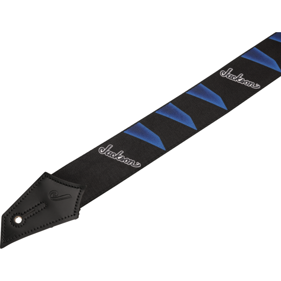 Jackson 2994323001® Strap with Headstock Pattern, Black and Blue 