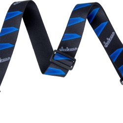 Jackson 2994323001® Strap with Headstock Pattern, Black and Blue 