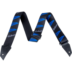 Jackson 2994323001® Strap with Headstock Pattern, Black and Blue 
