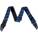 Jackson 2994323001® Strap with Headstock Pattern, Black and Blue 