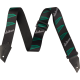 Jackson 2994323002® Strap with Headstock Pattern, Black and Green 