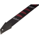 Jackson 2994323004® Strap with Headstock Pattern, Black/Red 