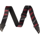 Jackson 2994323004® Strap with Headstock Pattern, Black/Red 