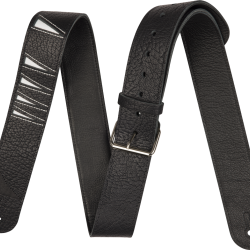 Jackson 2995378001® Shark Fin Leather Strap, Black and White