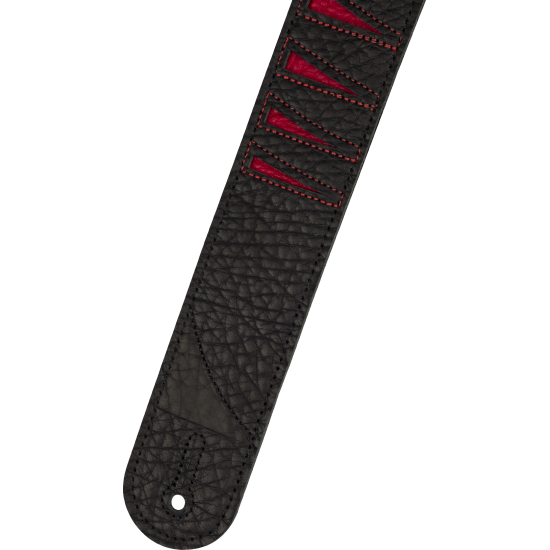 Jackson 2995378002® Shark Fin Leather Strap, Black and Red