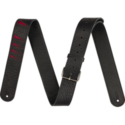 Jackson 2995378002® Shark Fin Leather Strap, Black and Red