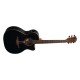 Lag T118ACE Tramontane Auditorium Cutaway Electro Acoustic Guitar - Black Finish Lag T118ACE Tramontane Auditorium Cutaway Electro Acoustic Guitar - Black Finish