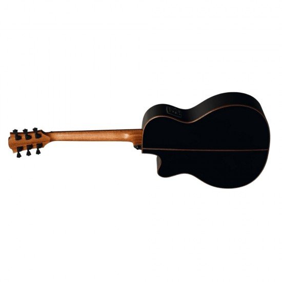 Lag T118ACE Tramontane Auditorium Cutaway Electro Acoustic Guitar - Black Finish Lag T118ACE Tramontane Auditorium Cutaway Electro Acoustic Guitar - Black Finish
