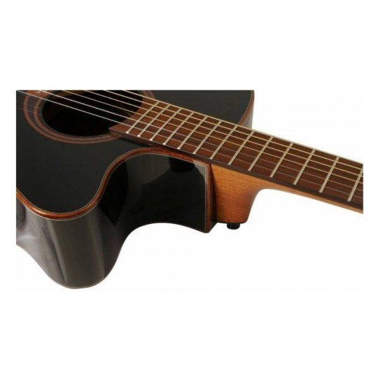 Lag T118ACE Tramontane Auditorium Cutaway Electro Acoustic Guitar - Black Finish Lag T118ACE Tramontane Auditorium Cutaway Electro Acoustic Guitar - Black Finish
