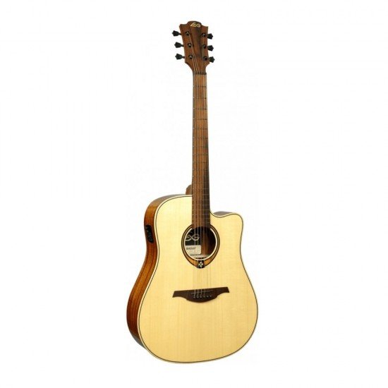 Lag T88DCE Dreadnought Cutaway Acoustic Guitar - Electric Natural Lag T88DCE Dreadnought Cutaway Acoustic Guitar - Electric Natural