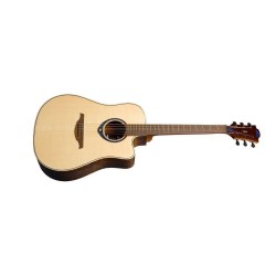 Lag THV20DCE Dreadnought Cutaway Acoustic Guitar - Natural