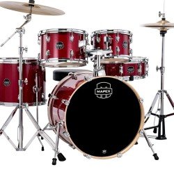 Mapex VE5044FTCVM Venus Drum Set - Crimson Red Sparkle
