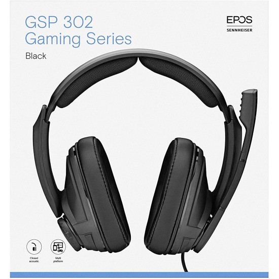 EPOS Sennheiser GSP 302 Closed Acoustic Gaming Headset EPOS Sennheiser GSP 302 Closed Acoustic Gaming Headset