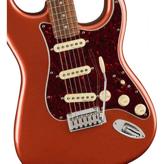 Fender Player Plus Stratocaster - Aged Candy Apple Red with Pau Ferro Fingerboard