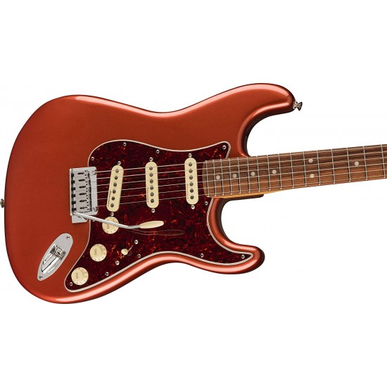 Fender Player Plus Stratocaster - Aged Candy Apple Red with Pau Ferro Fingerboard