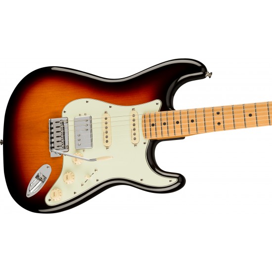 Fender 0147322300 Player Plus Stratocaster HSS Electric Guitar - 3-tone Sunburst with Maple Fingerboard