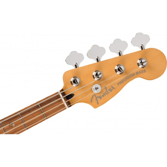 Fender Player Plus Active Precision Bass - Olympic Pearl with Pau Ferro Fingerboard