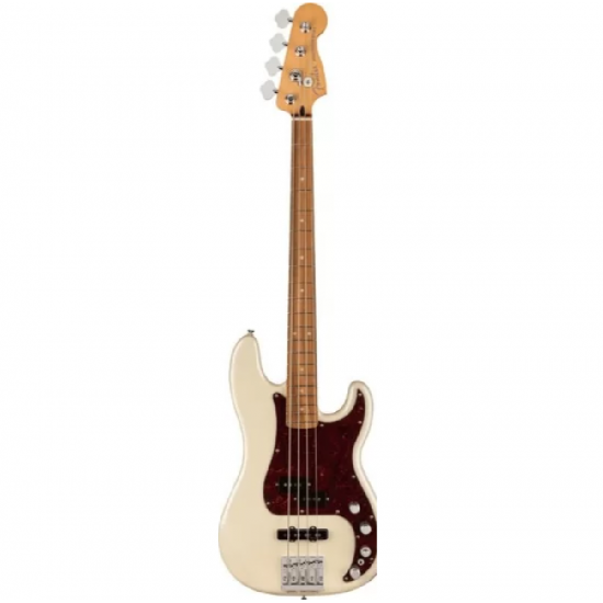 Fender Player Plus Active Precision Bass - Olympic Pearl with Pau Ferro Fingerboard