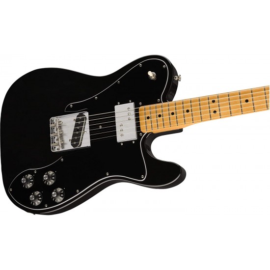 Fender Vintera 0149722306 '70s Telecaster Custom - Black with Maple Fingerboard Fender Vintera 0149722306 '70s Telecaster Custom - Black with Maple Fingerboard