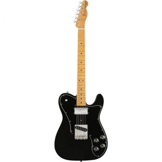Fender Vintera 0149722306 '70s Telecaster Custom - Black with Maple Fingerboard Fender Vintera 0149722306 '70s Telecaster Custom - Black with Maple Fingerboard