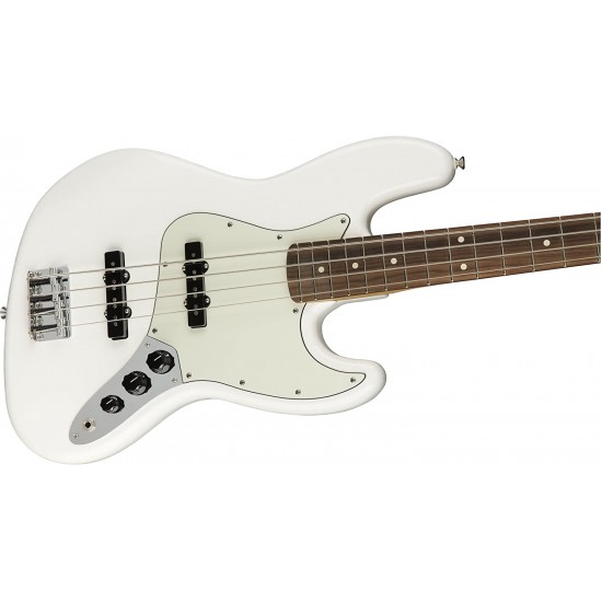 Fender Player Jazz Bass - Polar White with Pau Ferro Fingerboard