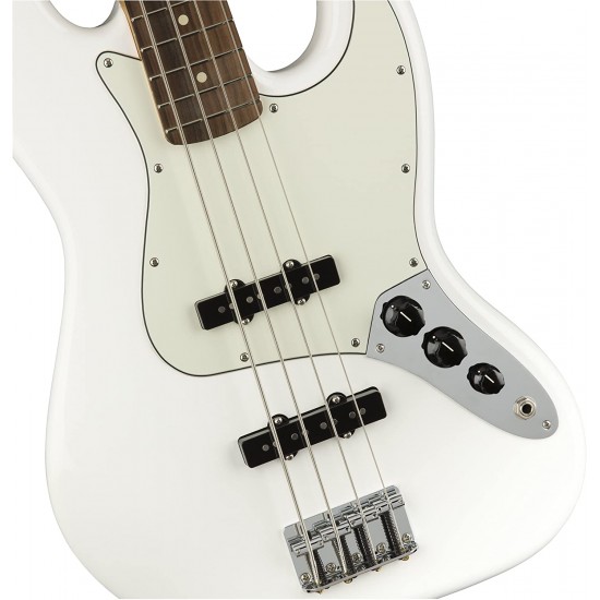 Fender Player Jazz Bass - Polar White with Pau Ferro Fingerboard