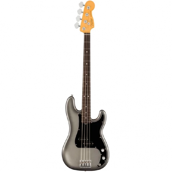 Fender American Professional II Precision Bass - Mercury with Rosewood Fingerboard