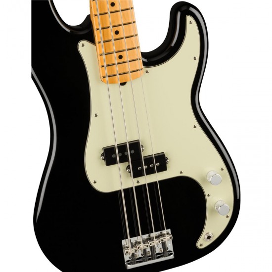 Fender American Professional II Precision Bass - Black with Maple Fingerboard